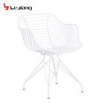 Free Sample Metal Modern Home Furniture Bertoia Bowl Guangdong Vintage Design Mesh White European Style Model Van Wire Chair